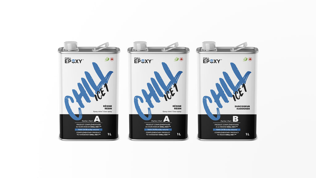 Epoxy Resin Chill Ice 1 - 3, 12 ó 30 Litros