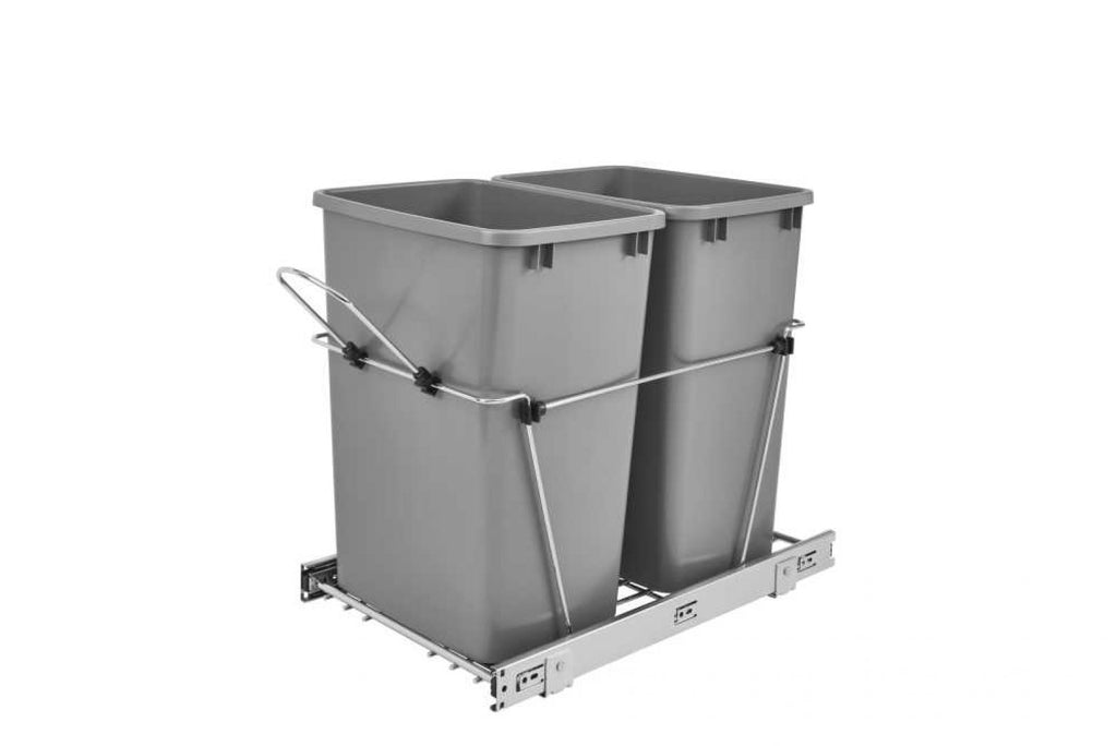 Zafacón Extraíble Doble 70Qts. Rev-A-Shelf - RV18KD