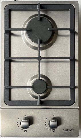 Tope de gas Cata en Stainless Steel 12" Hierro Fundido