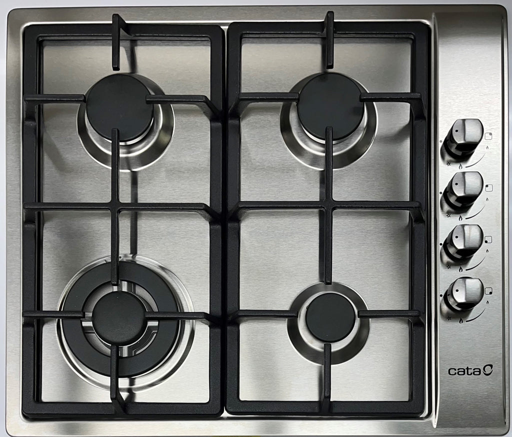 Tope de gas Cata en Stainless Steel 24" Hierro Fundido