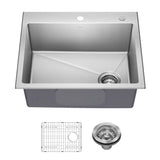 Fregadero Sencillo Kraus KHT641-25
