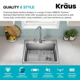 Fregadero Sencillo Kraus KHT641-25